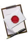 Sealed Envelope and Writing Paper